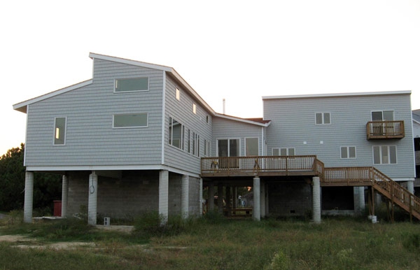 Structural SIPs for waterside home, CWL Construction, Gloucester, VA, 2006