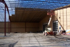 SIPs panels on commercial steel frame, Mansfield, PA, 2006