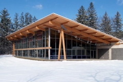 Structural SIPs for Pocono Environmental Education Center dining hall, Dingman’s Ferry, PA, 2005